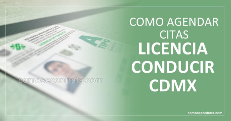 Agendar Citas En Línea Licencia De Conducir CDMX